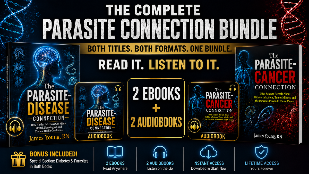 Cancer Parasite Blowout Deal (2 E-books & 2 Audio-Books)