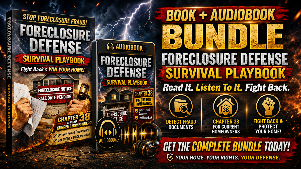 Foreclosure Defense Double (1 Ebook & I Audio Book)