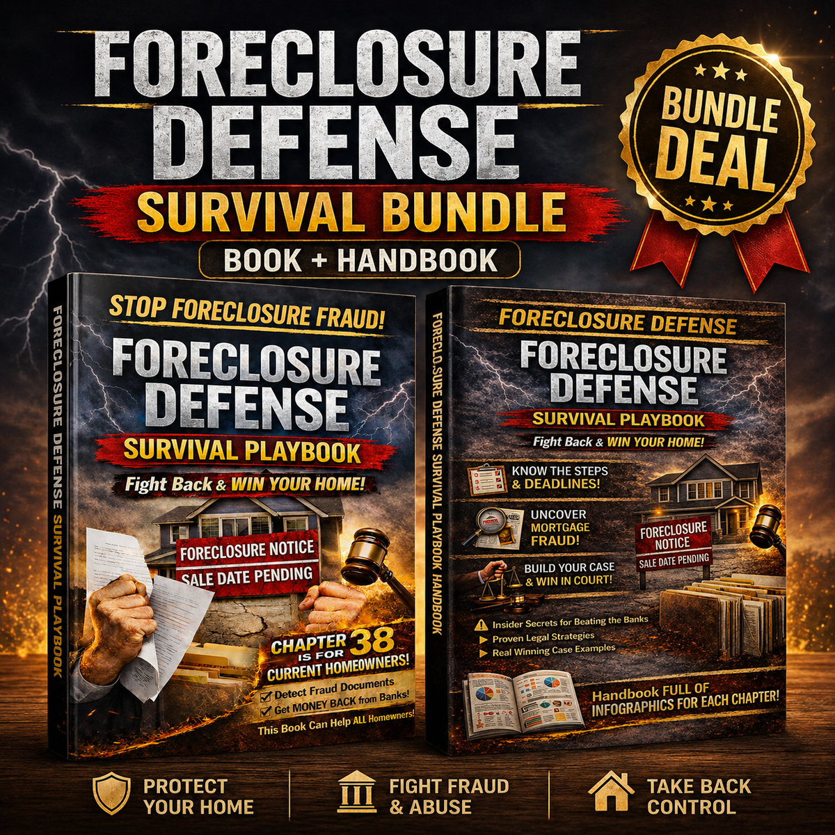 Foreclosure Defense Double (2 E-Book Bundle Deal)