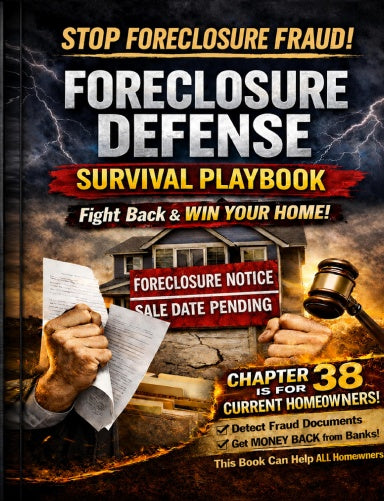 Foreclosure Defense Survival Playbook (E-Book)